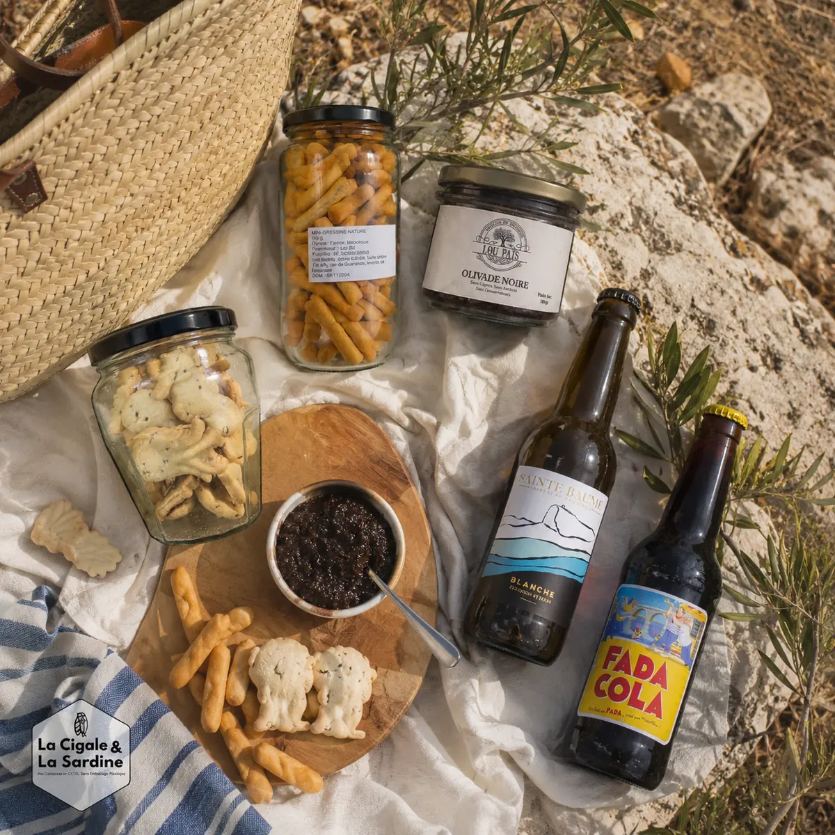 Coffret Dolce Apéro — produits artisanaux de Provence